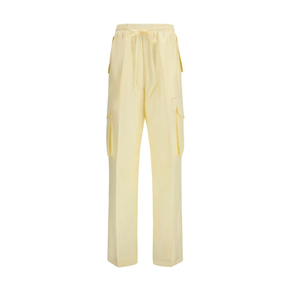 Phoebe Philo Women Silk Cargo Pants